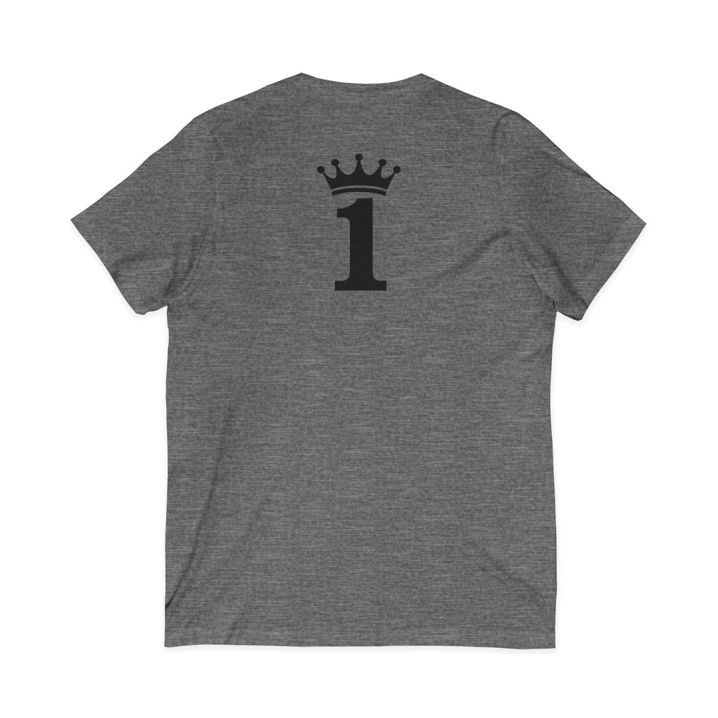 King of the Jungle V-Neck Tee, Lion Print Shirt, Unisex Graphic Tee, Birthday Gift, Casual Wear