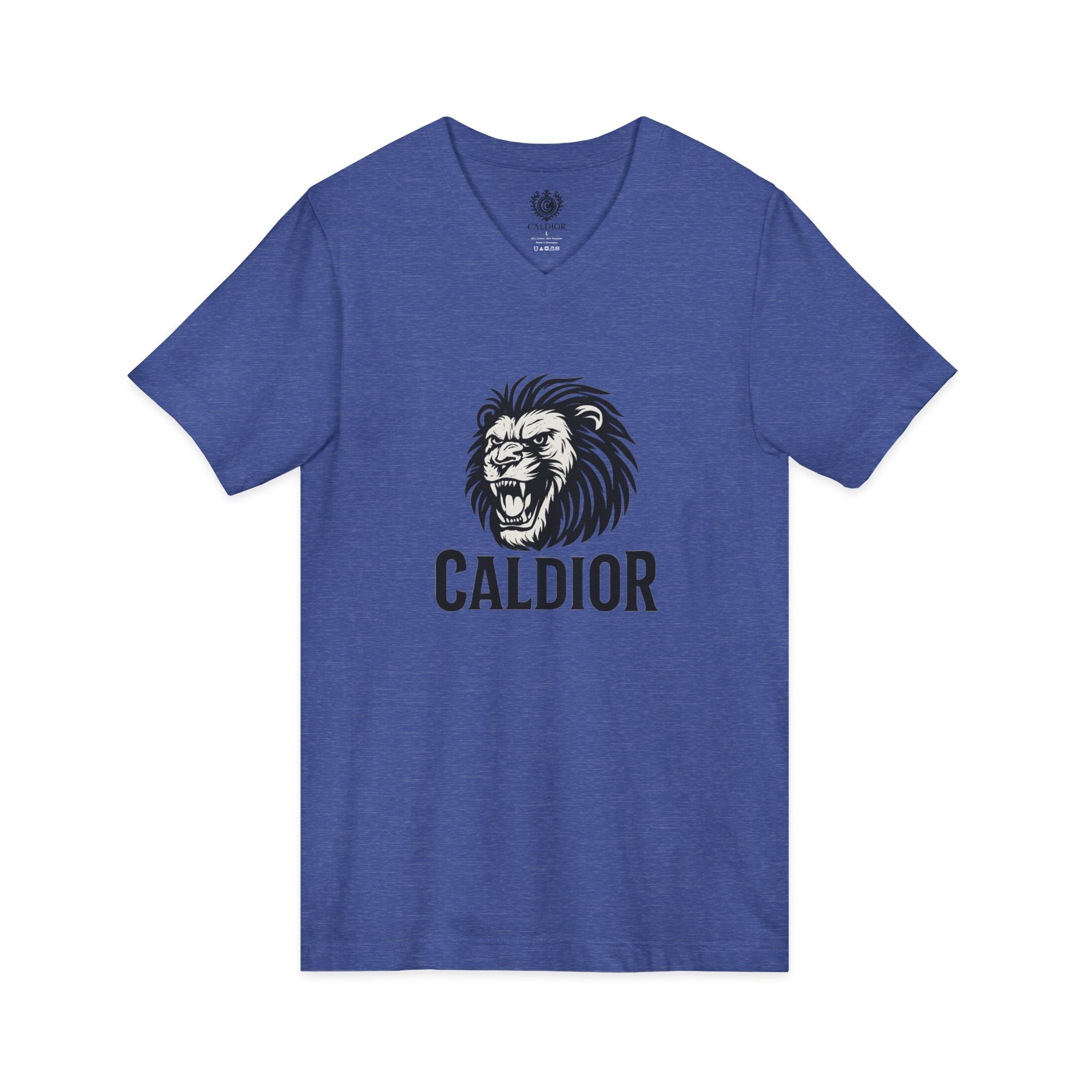 King of the Jungle V-Neck Tee, Lion Print Shirt, Unisex Graphic Tee, Birthday Gift, Casual Wear