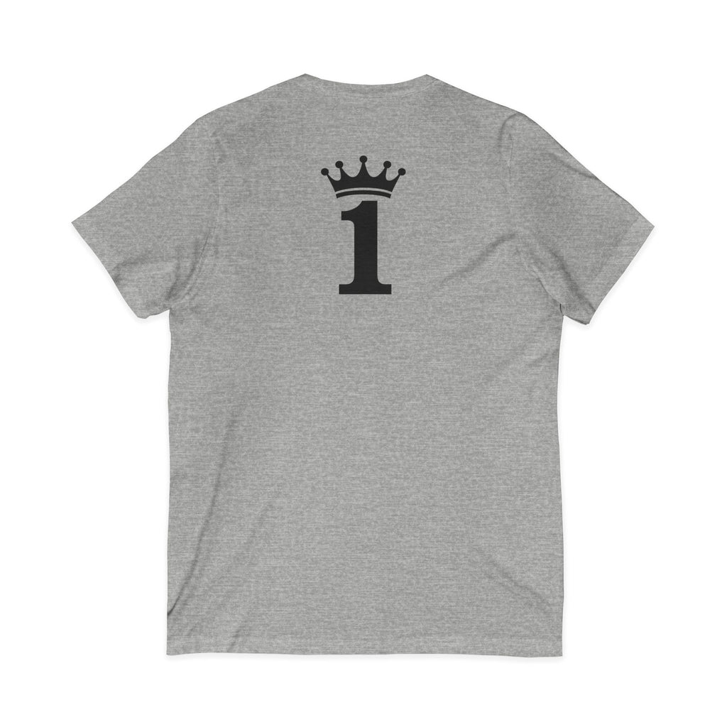 King of the Jungle V-Neck Tee, Lion Print Shirt, Unisex Graphic Tee, Birthday Gift, Casual Wear