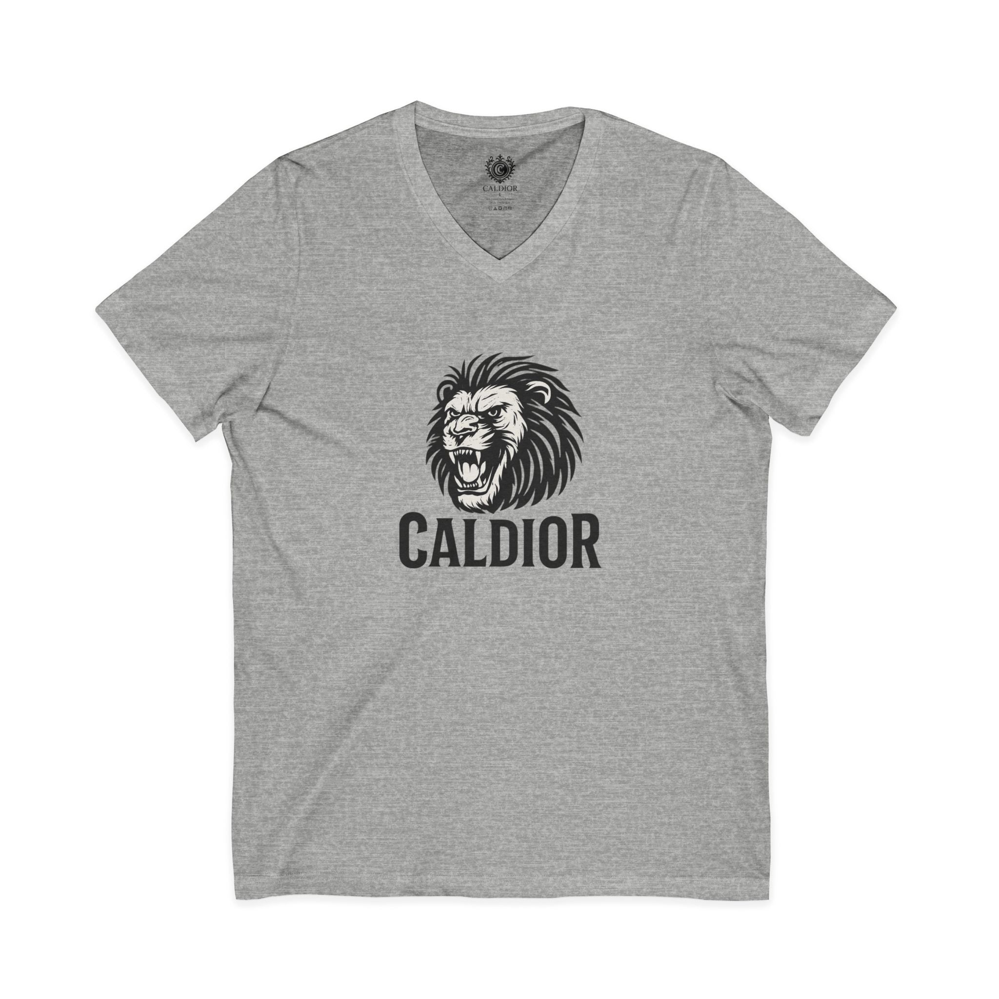 King of the Jungle V-Neck Tee, Lion Print Shirt, Unisex Graphic Tee, Birthday Gift, Casual Wear