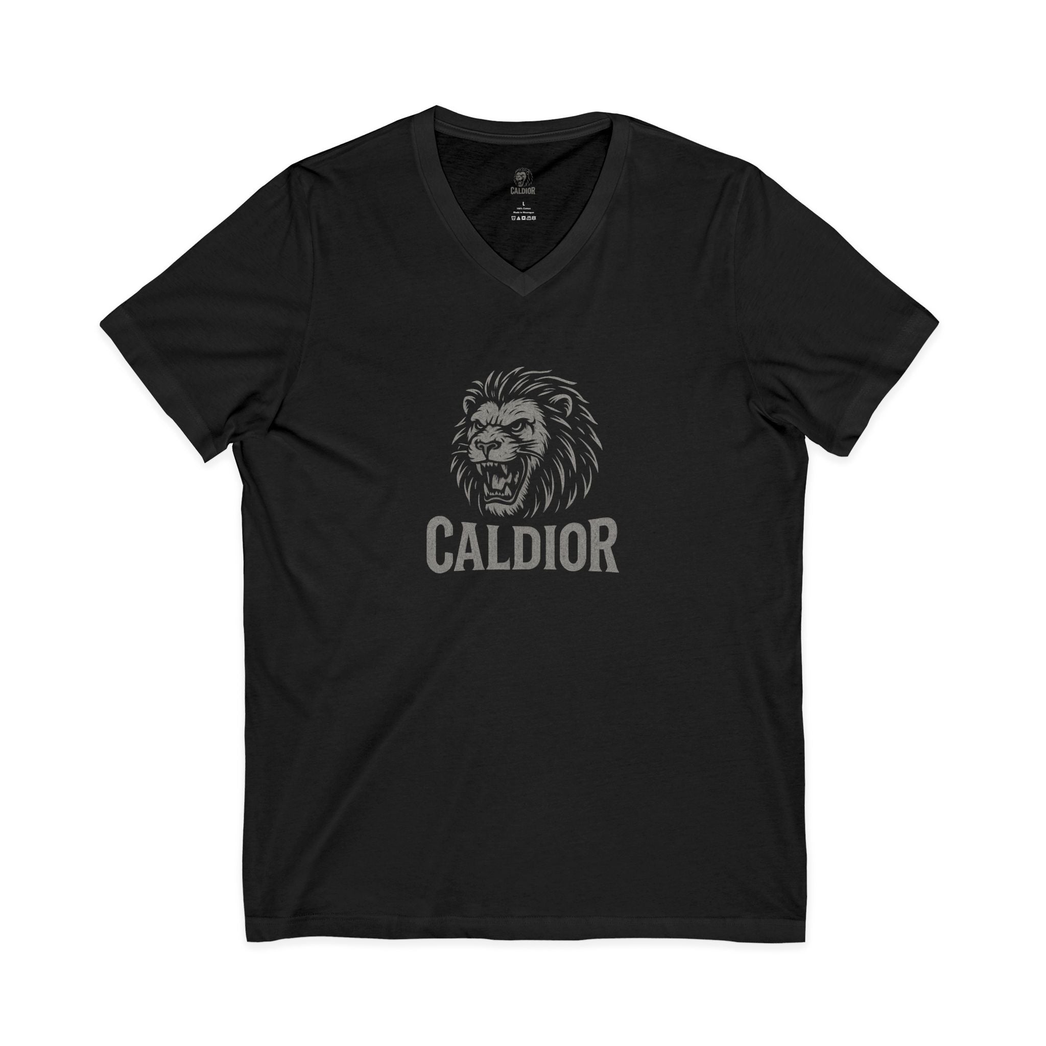 King of the Jungle V-Neck Tee, Lion Print Shirt, Unisex Graphic Tee, Birthday Gift, Casual Wear