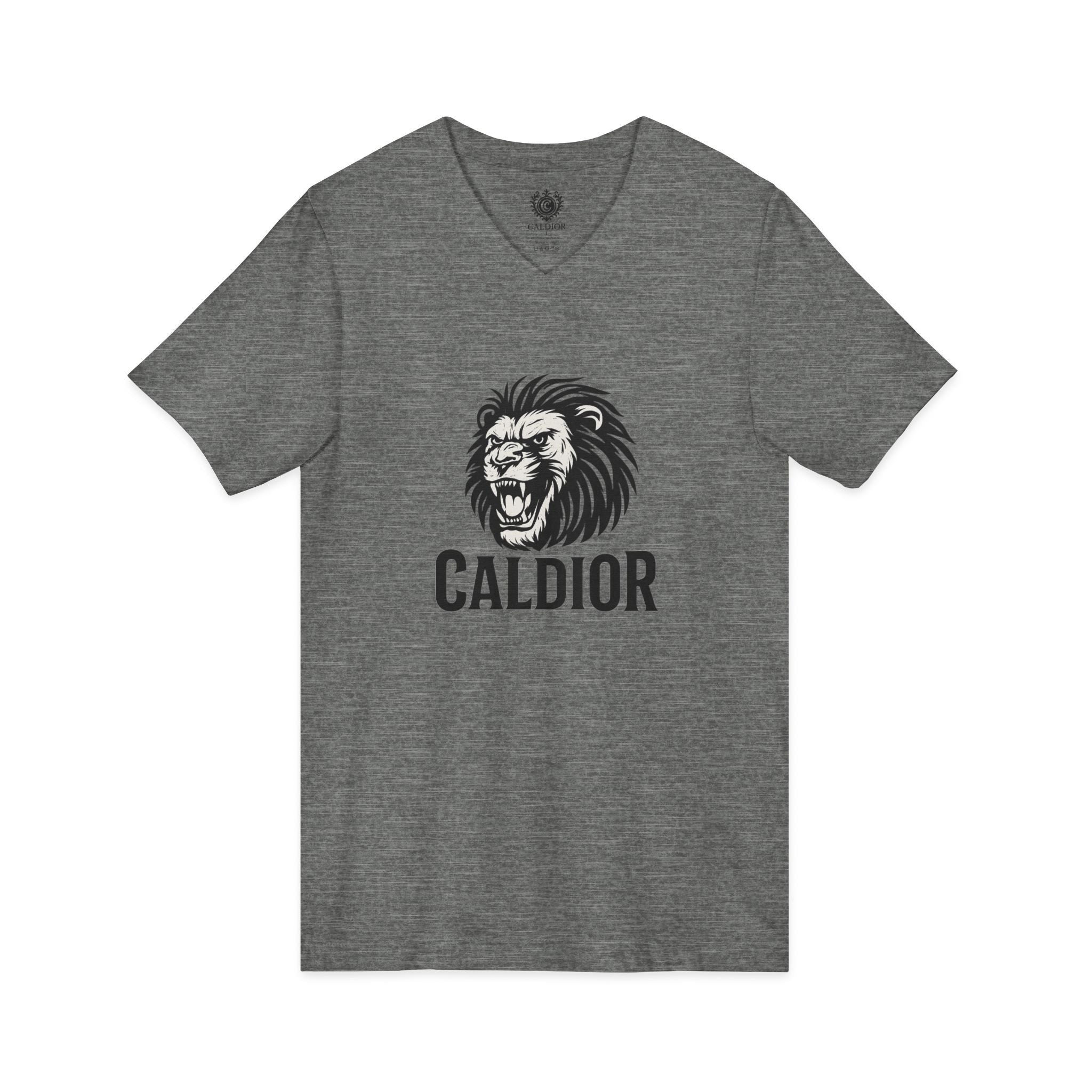 King of the Jungle V-Neck Tee, Lion Print Shirt, Unisex Graphic Tee, Birthday Gift, Casual Wear