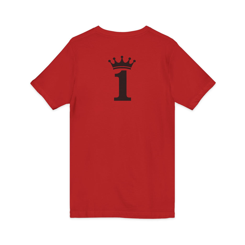 King of the Jungle V-Neck Tee, Lion Print Shirt, Unisex Graphic Tee, Birthday Gift, Casual Wear