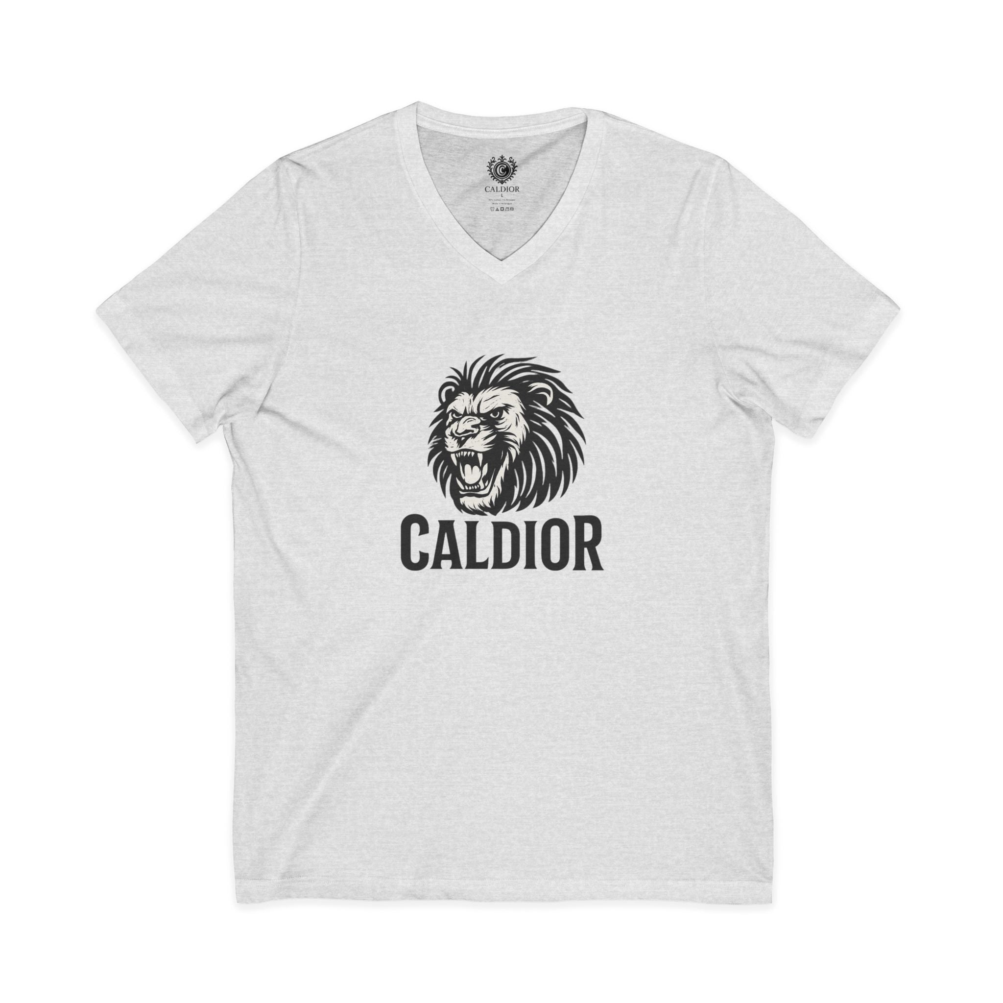 King of the Jungle V-Neck Tee, Lion Print Shirt, Unisex Graphic Tee, Birthday Gift, Casual Wear