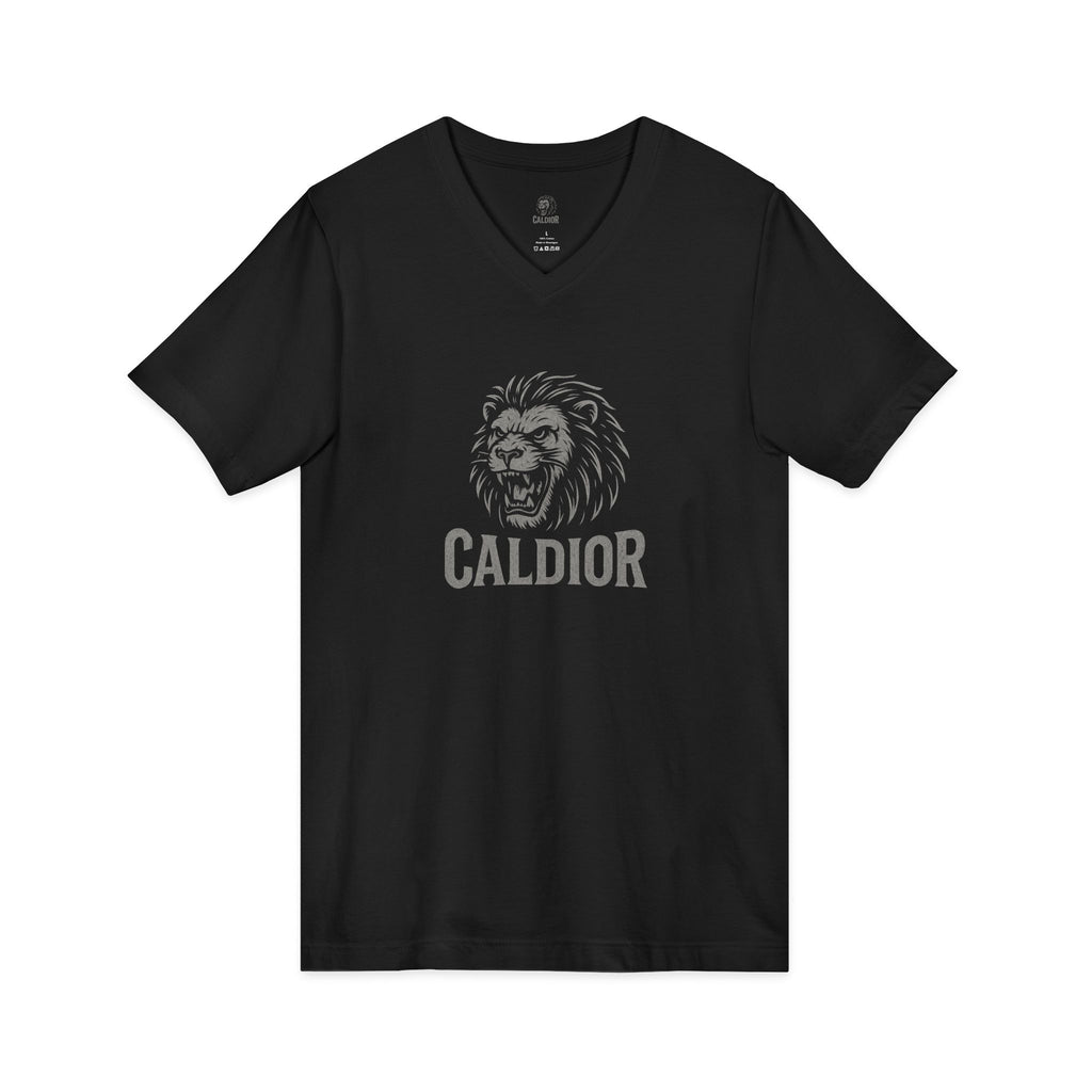 King of the Jungle V-Neck Tee, Lion Print Shirt, Unisex Graphic Tee, Birthday Gift, Casual Wear