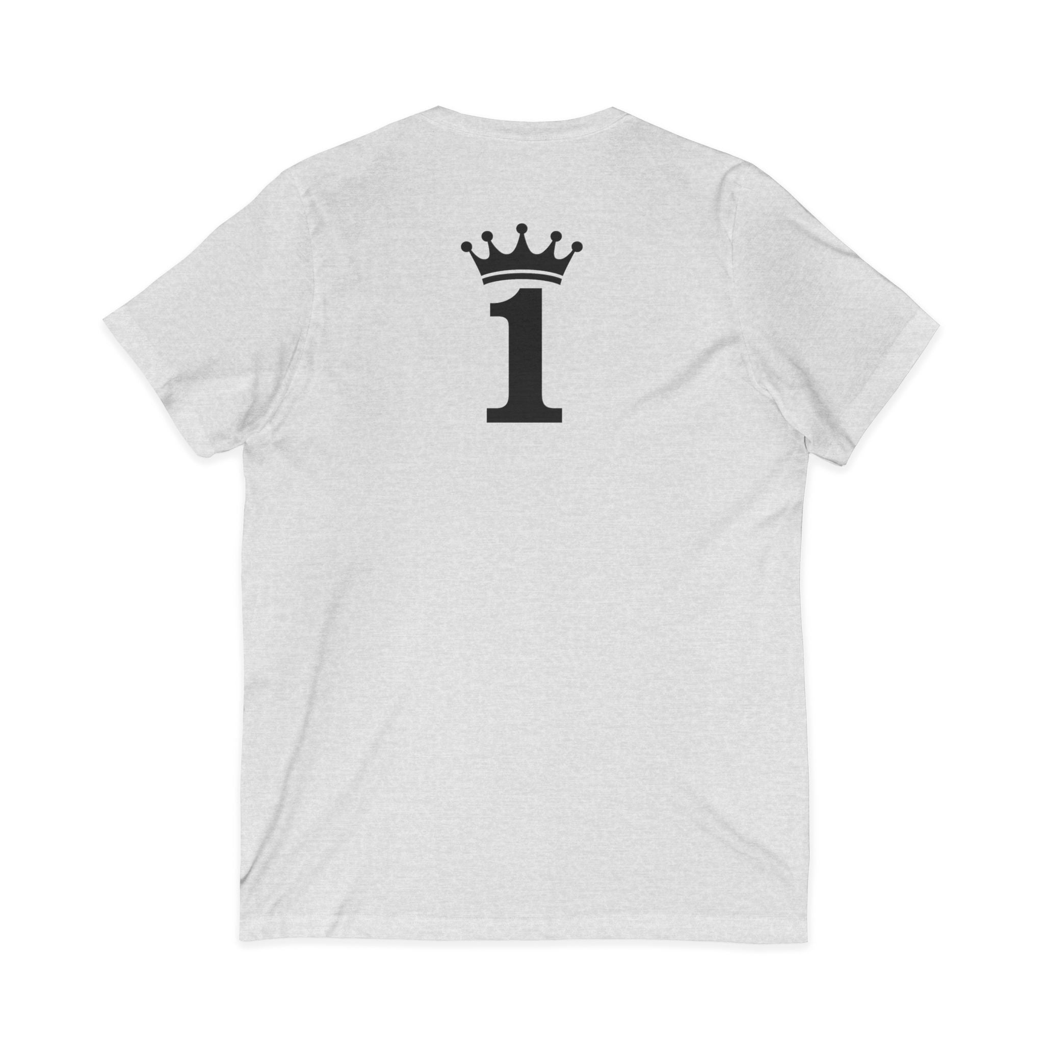 King of the Jungle V-Neck Tee, Lion Print Shirt, Unisex Graphic Tee, Birthday Gift, Casual Wear