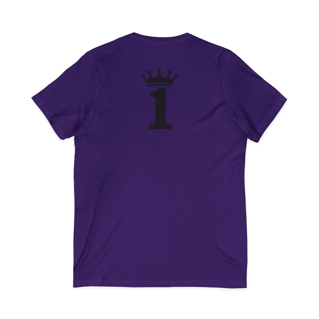 King of the Jungle V-Neck Tee, Lion Print Shirt, Unisex Graphic Tee, Birthday Gift, Casual Wear