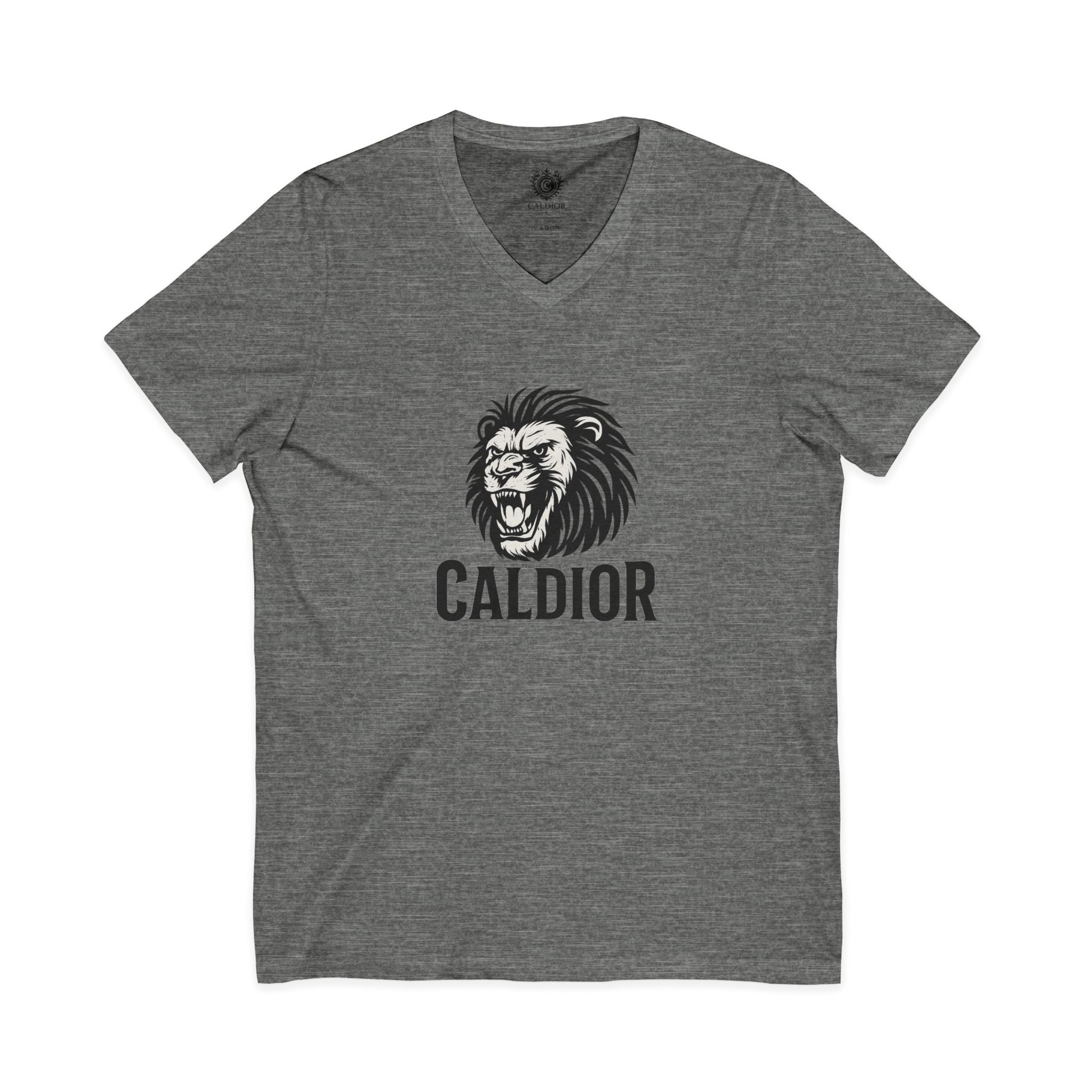 King of the Jungle V-Neck Tee, Lion Print Shirt, Unisex Graphic Tee, Birthday Gift, Casual Wear