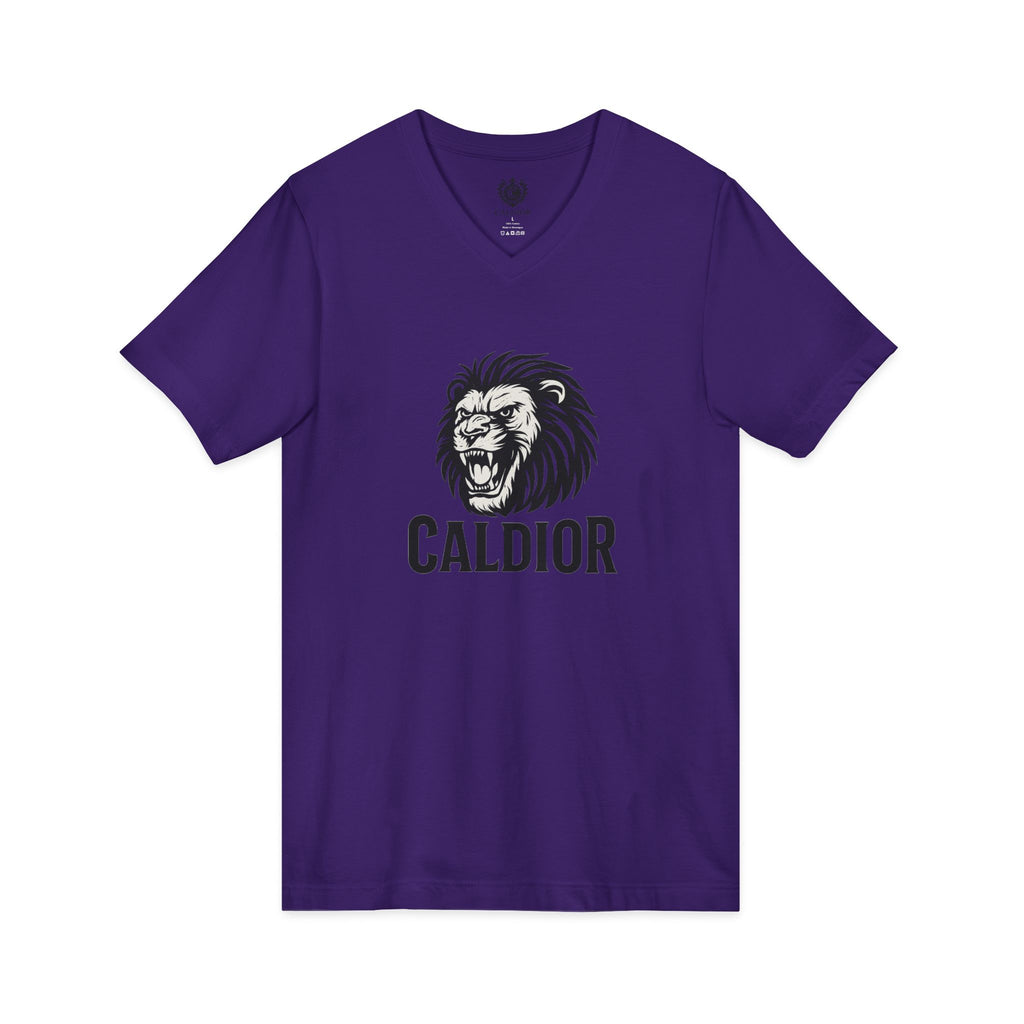 King of the Jungle V-Neck Tee, Lion Print Shirt, Unisex Graphic Tee, Birthday Gift, Casual Wear