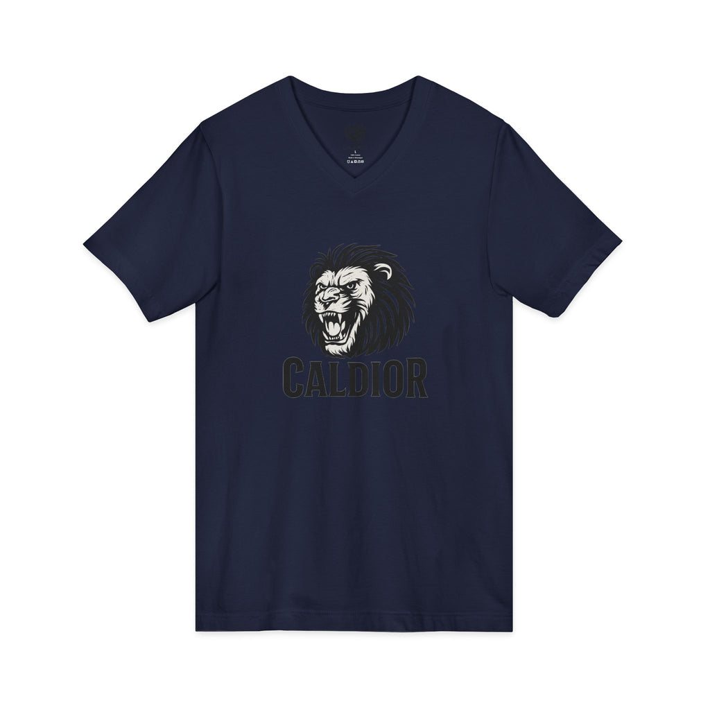 King of the Jungle V-Neck Tee, Lion Print Shirt, Unisex Graphic Tee, Birthday Gift, Casual Wear
