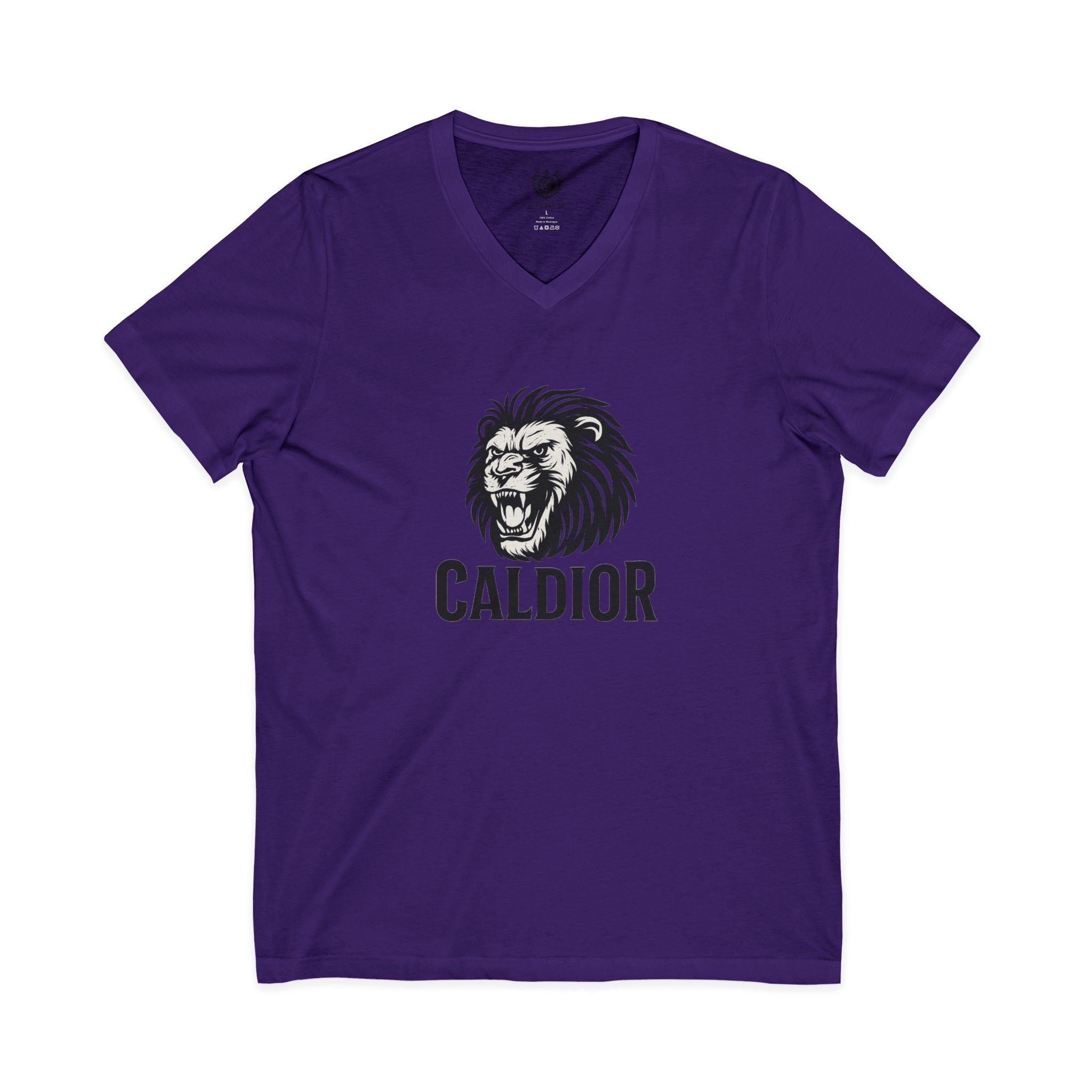 King of the Jungle V-Neck Tee, Lion Print Shirt, Unisex Graphic Tee, Birthday Gift, Casual Wear