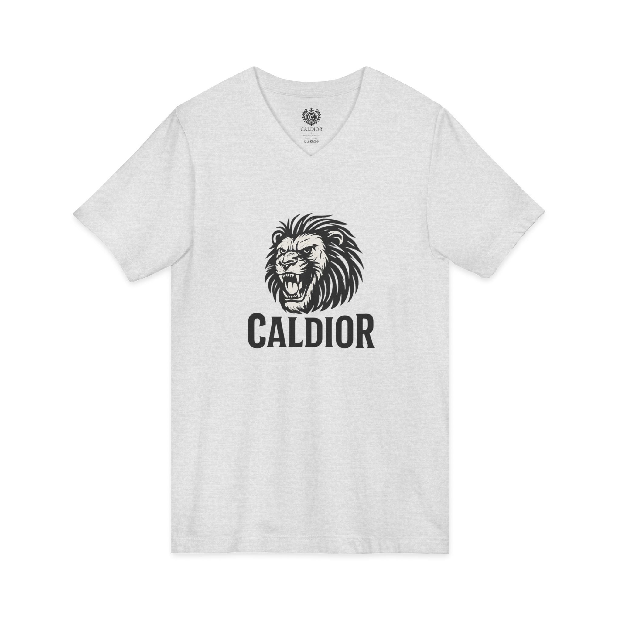 King of the Jungle V-Neck Tee, Lion Print Shirt, Unisex Graphic Tee, Birthday Gift, Casual Wear